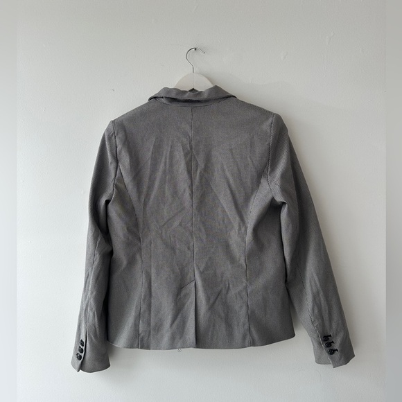 Lila Rose - Fine Houndstooth Blazer - Black & White - Size Large - Picture 2 of 9